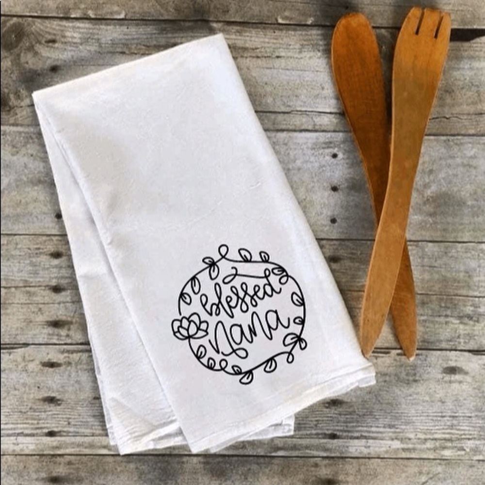 NEW - Blessed Nana Flour Sack Towel